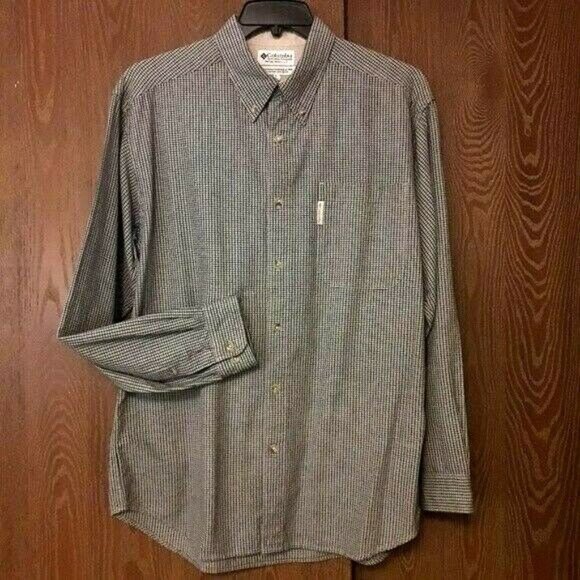 Columbia Other - Bundle "3 x $20" Columbia Sportswear Men’s Green Button Down Plaid Shirt L